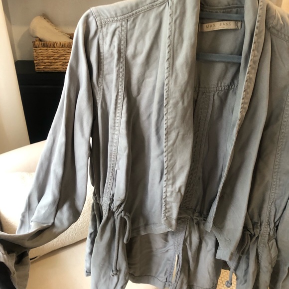 Anthropologie x Max Jeans open front trench jacket - Picture 4 of 4